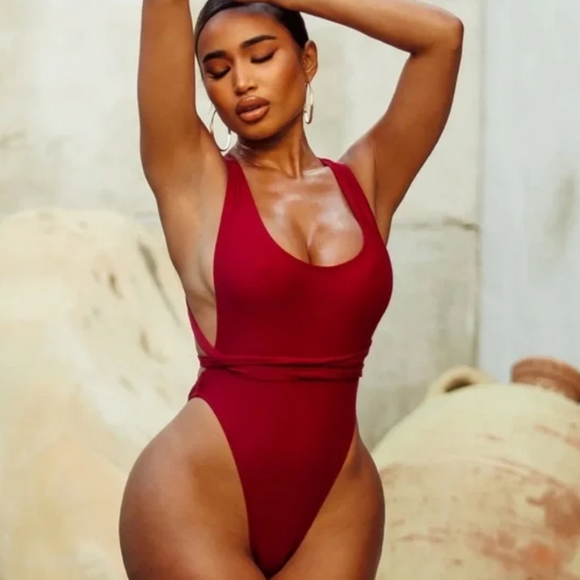 Matte Collection Other - Matte Collection Brax Wine Monokini